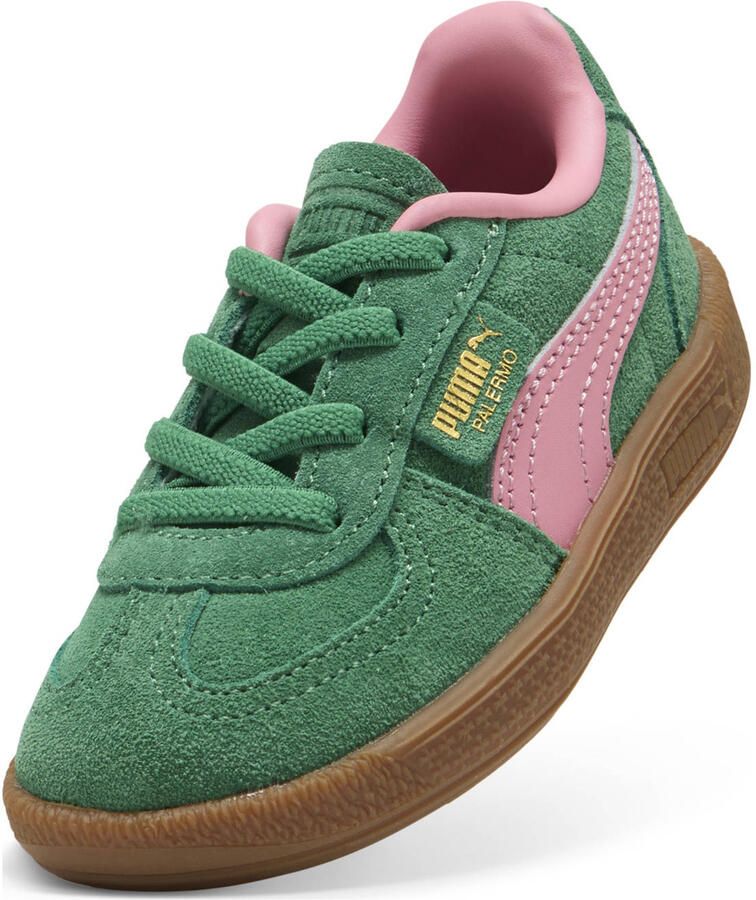 Puma Palermo AC sneakers groen roze