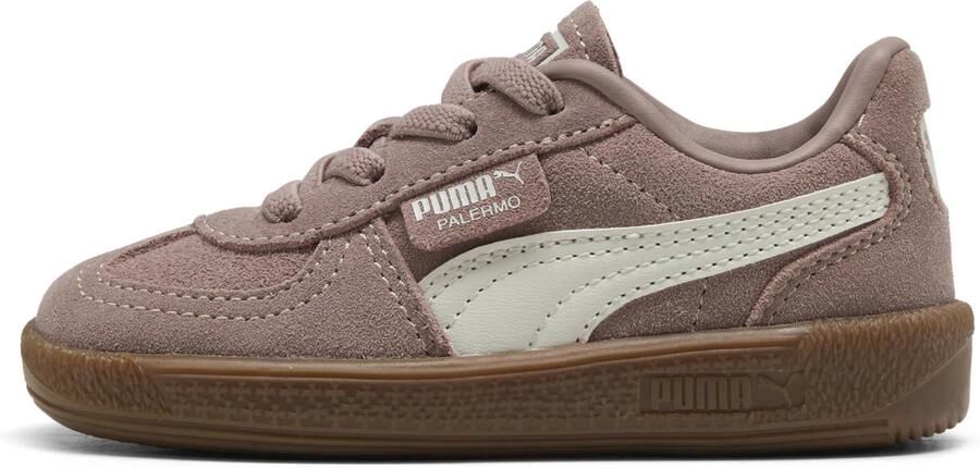 Puma Palermo AC suede sneakers bruin lichtgrijs
