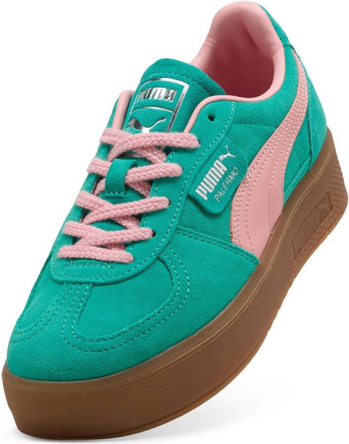 Puma Palermo Elevata sneakers groen roze - Foto 3