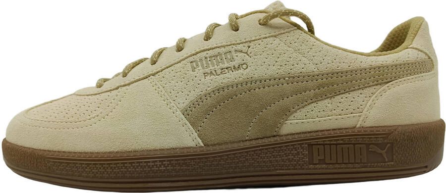 Puma Palermo Gelato leren sneakers lichtgeel