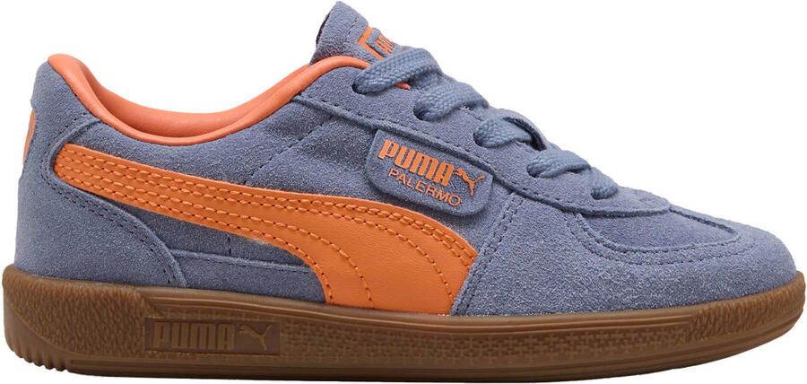 PUMA Palermo PS Unisex Sneakers Gray Sky-Melon Glow