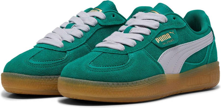 Puma Palermo Moda Xtra Gum sneakers groen grijs - Foto 3