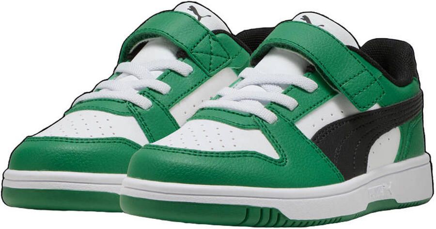 Puma Rebound Slam imitatieleren sneakers groen zwart - Foto 3