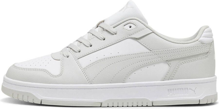 Puma Rebound Slam imitatieleren sneakers lichtgrijs wit