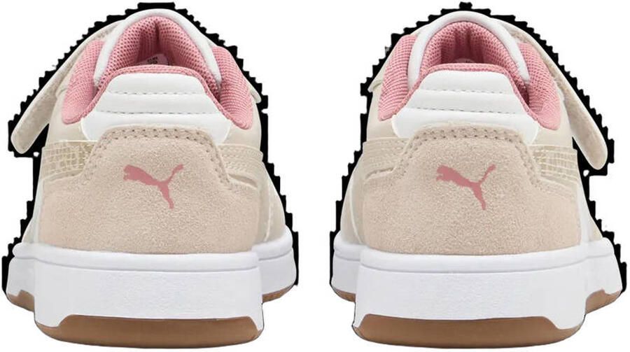 Puma Rebound Slam sneakers met panterprint ecru wit - Foto 2