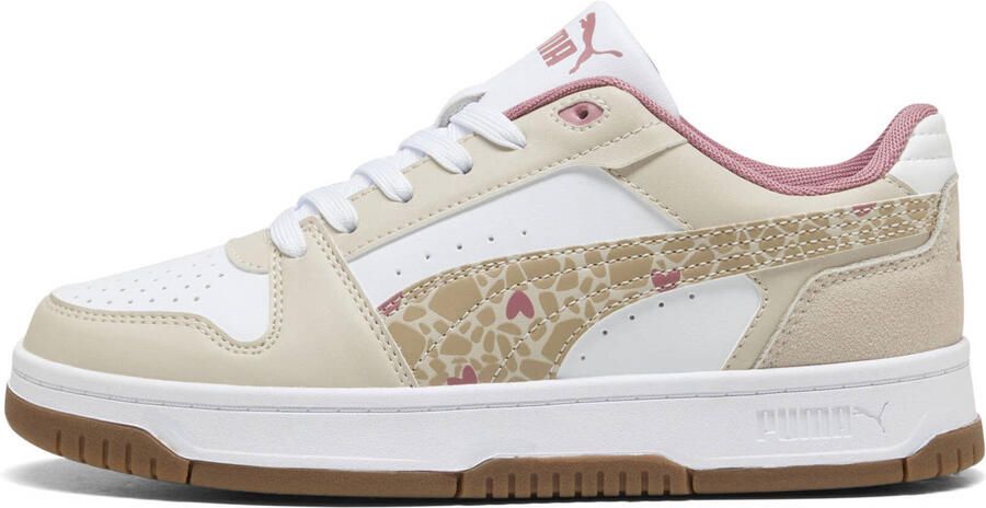 Puma Rebound Slam imitatieleren sneakers wit beige