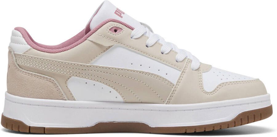 Puma Rebound Slam imitatieleren sneakers wit beige - Foto 3