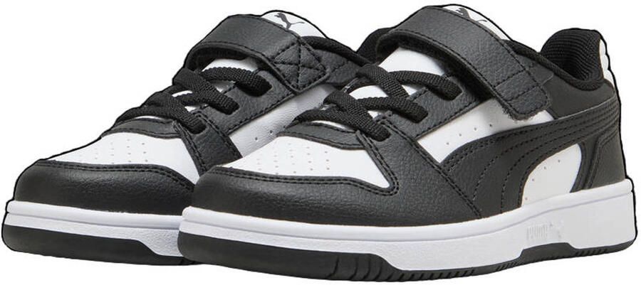 Puma Rebound Slam imitatieleren sneakers wit zwart - Foto 3