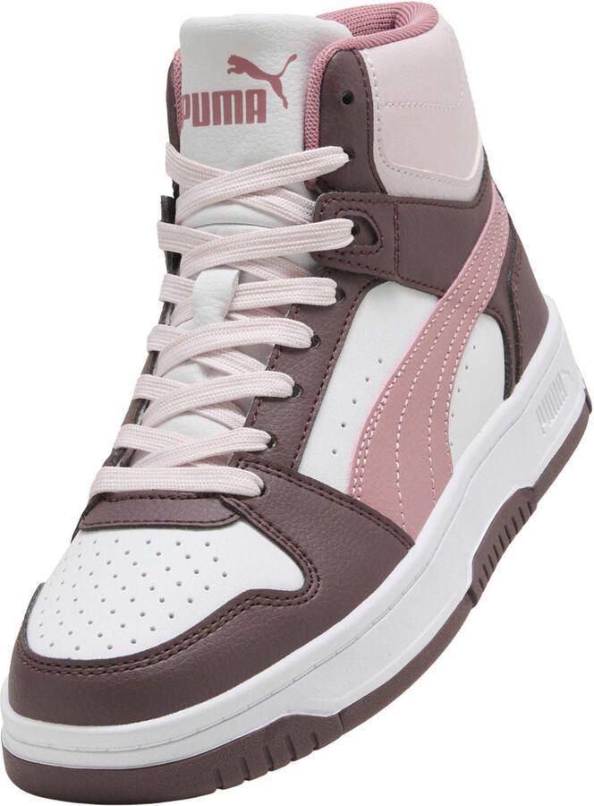 Puma Rebound Slam Mid sneakers donkerbruin roze - Foto 2