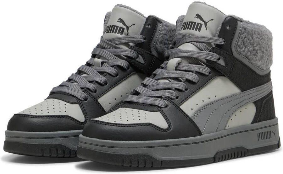 Puma Rebound Slam Mid sneakers grijs donkergrijs - Foto 3