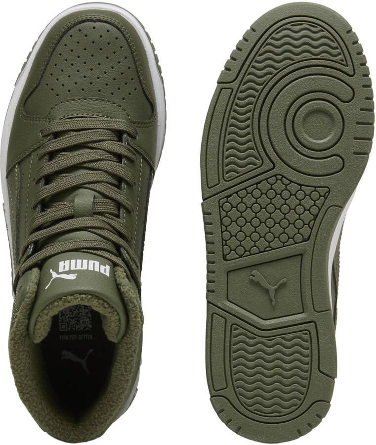 Puma Rebound Slam Mid sneakers olijfgroen - Foto 3