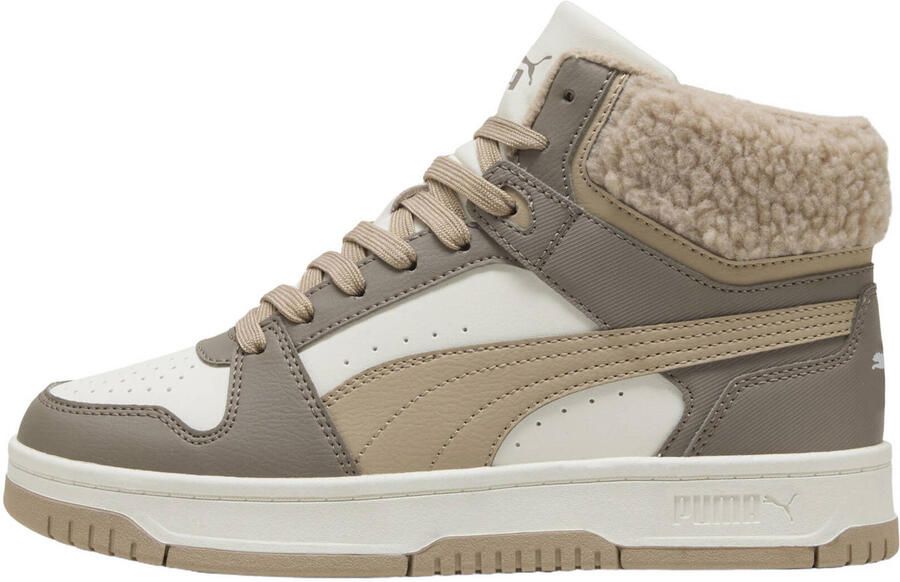 Puma Rebound Slam sneakers grijsbruin ecru