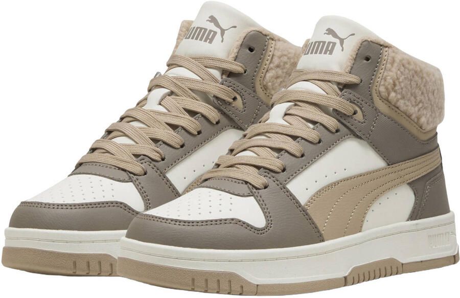 Puma Rebound Slam sneakers grijsbruin ecru - Foto 3