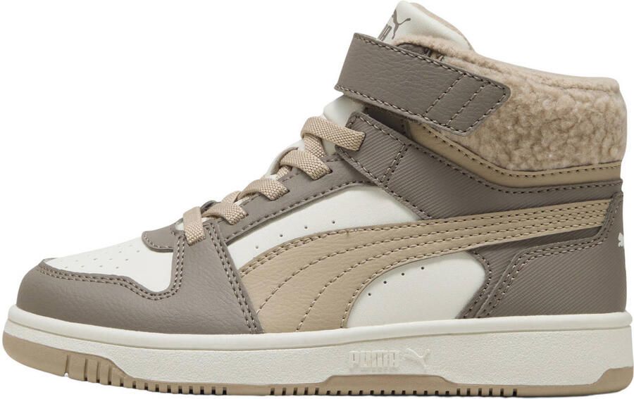 Puma Rebound Slam sneakers grijsbruin ecru