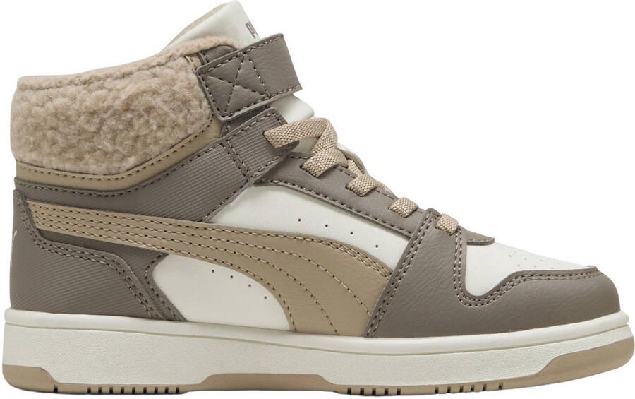 Puma Rebound Slam sneakers grijsbruin ecru - Foto 3
