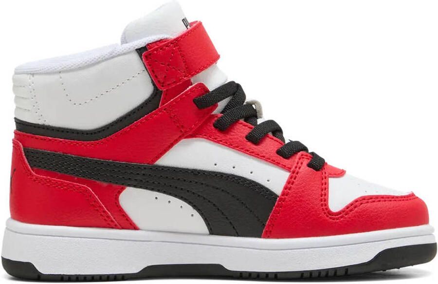 PUMA Rebound Slam Mid Ac+ Schoenen Rood 1 2 Kinderen