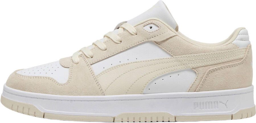 Puma Rebound Slam suède sneakers wit beige