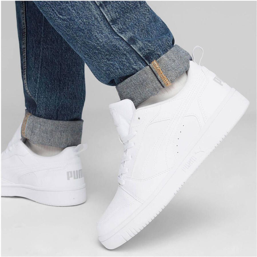 PUMA Rebound v6 Low sneaker sportschoen 392328 02 wit zwart - Foto 2