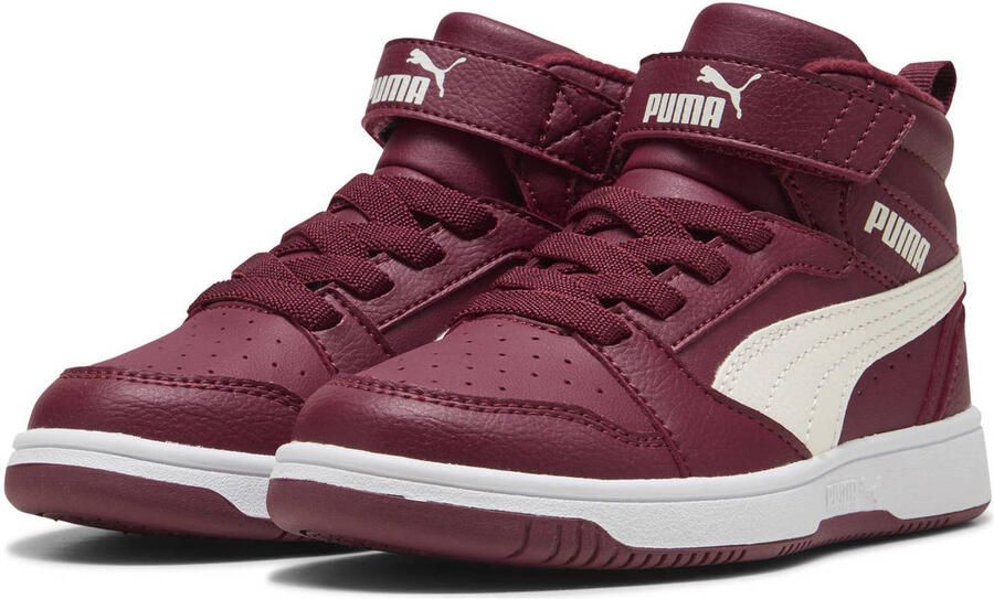 PUMA Rebound V6 Mid WTR AC+ PS Unisex Sneakers Team Regal Red-Warm White- White - Foto 3