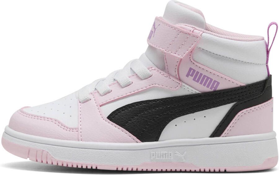 PUMA Rebound V6 Mid AC+ PS Unisex Sneakers White- Black-Pearl Pink