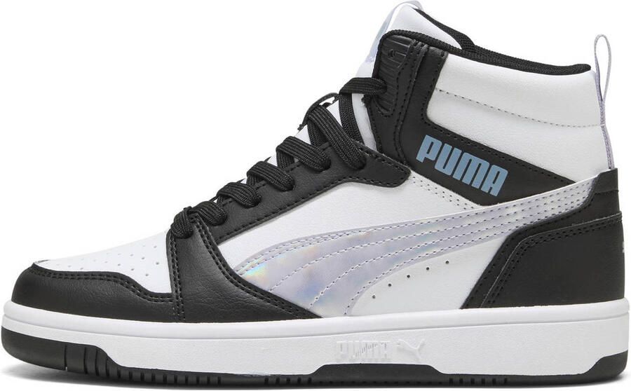 PUMA Rebound V6 Mid Space Belle Jr Sneakers Black-Lilac Crush- White