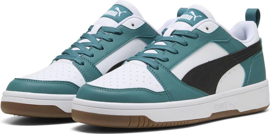 PUMA Rebound v6 Low Unisex Sneakers Emerald Ice- Black- White - Foto 3