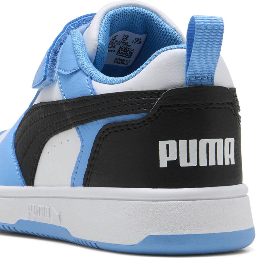 PUMA Rebound V6 Lo AC+ PS Unisex Sneakers Team Light Blue- Black- White - Foto 2