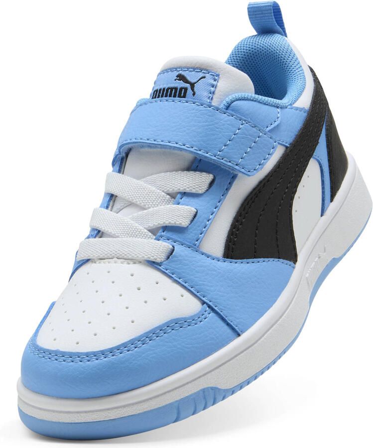 PUMA Rebound V6 Lo AC+ PS Unisex Sneakers Team Light Blue- Black- White - Foto 3
