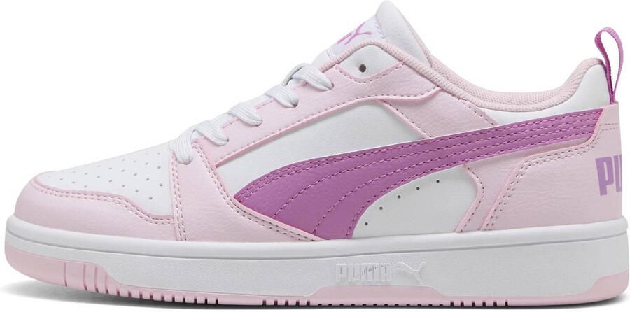PUMA Rebound V6 Lo Jr Unisex Sneakers Pearl Pink-Mauve Pop- White