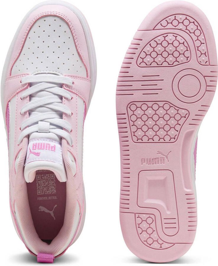 PUMA Rebound V6 Lo Jr Unisex Sneakers Pearl Pink-Mauve Pop- White - Foto 2