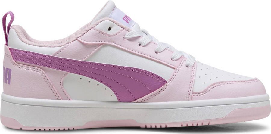 PUMA Rebound V6 Lo Jr Unisex Sneakers Pearl Pink-Mauve Pop- White - Foto 3