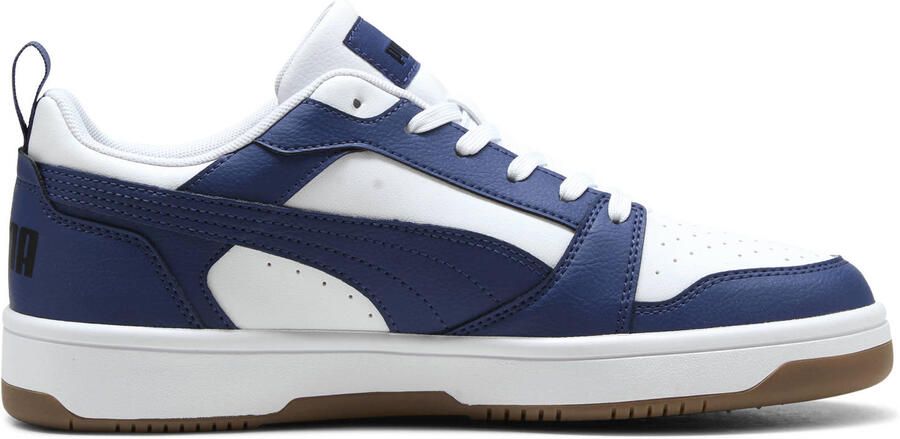 Puma Rebound V6 sneakers wit kobaltblauw - Foto 3