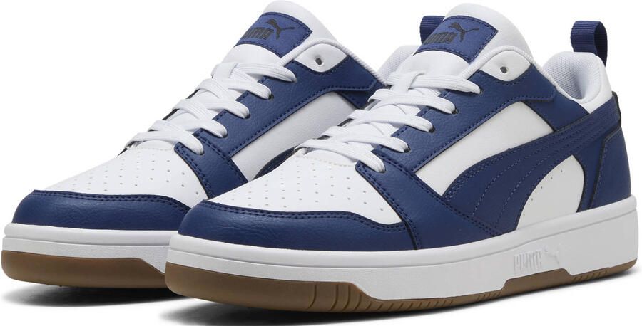 Puma Rebound V6 sneakers wit kobaltblauw - Foto 2