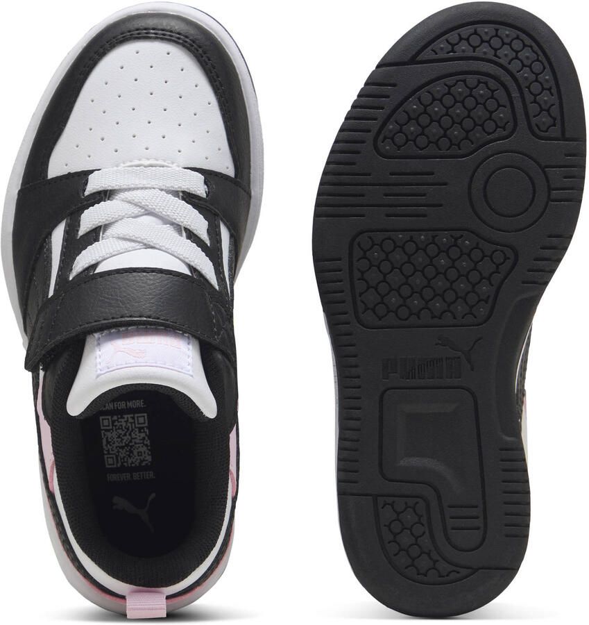 PUMA Rebound V6 Lo AC+ PS Unisex Sneakers White- Black-Pearl Pink - Foto 2