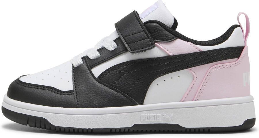 PUMA Rebound V6 Lo AC+ PS Unisex Sneakers White- Black-Pearl Pink - Foto 3