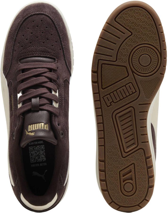Puma Shuffle Downtown suède sneakers bruin wit - Foto 2