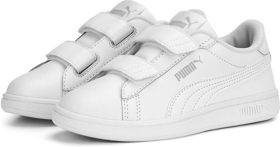 Puma Smash 3.0 sneakers wit Imitatieleer Effen 32 - Foto 3