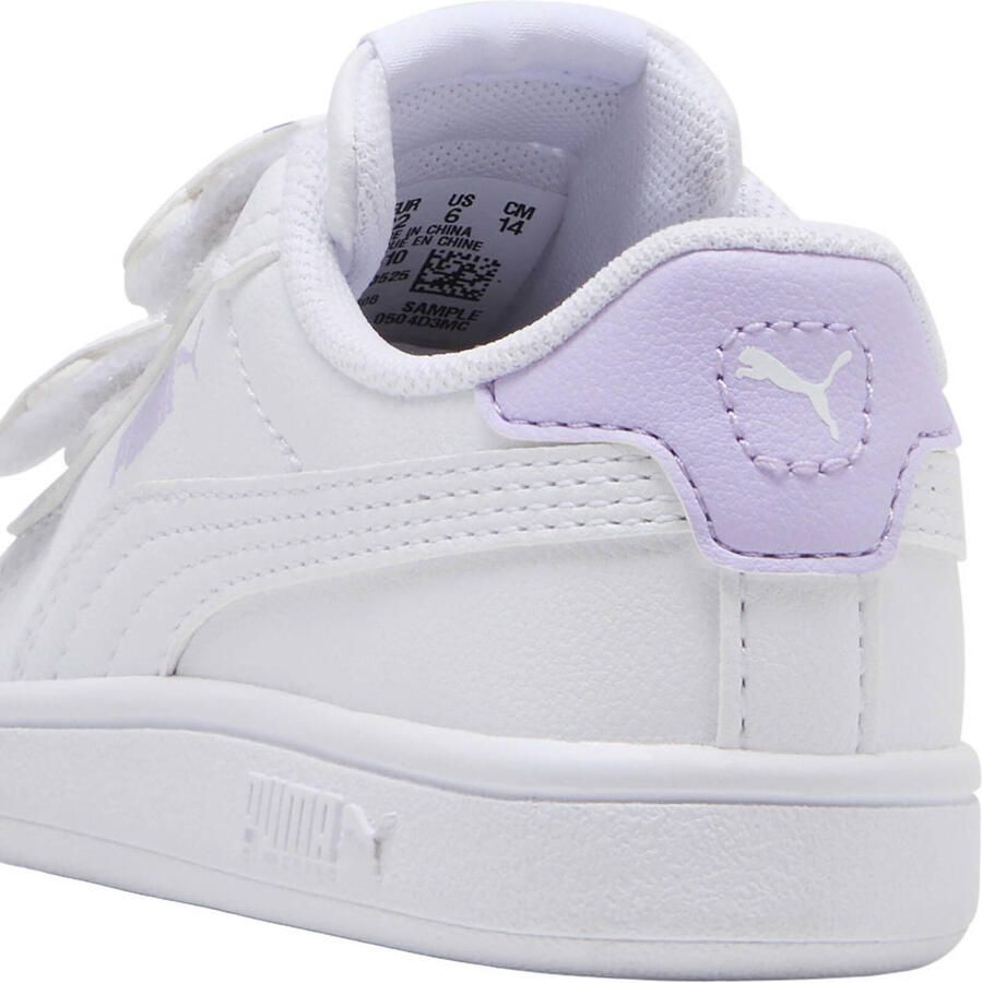 Puma Smash 3.0 imitatieleren sneakers wit lila - Foto 2
