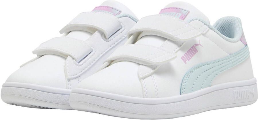 Puma Smash 3.0 sneakers wit lichtblauw - Foto 3