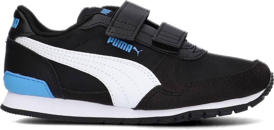 PUMA ST Runner V3 kinder sneakers zwart blauw Uitneembare zool