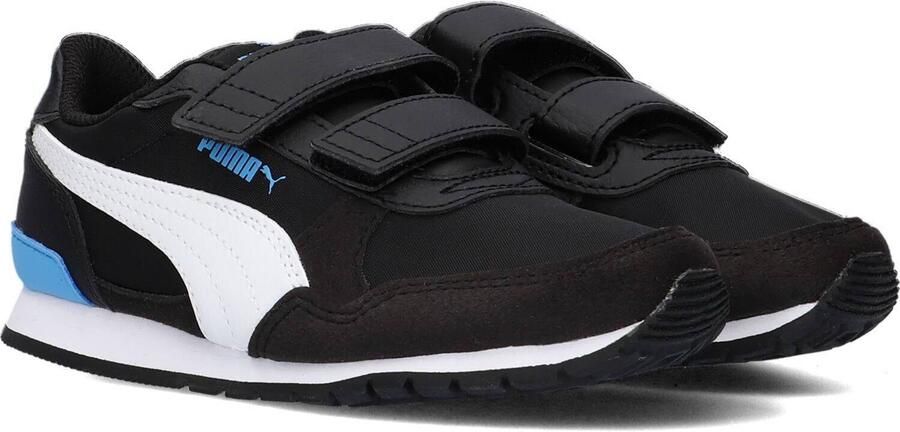 PUMA ST Runner V3 kinder sneakers zwart blauw Uitneembare zool - Foto 3