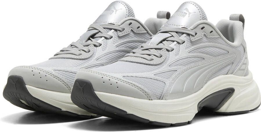 Puma Softride Escalate Reflect-X mesh sneakers lichtgrijs zilvergrijs - Foto 3