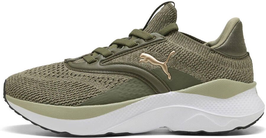 PUMA Softride Mayve Wn's Dames Sportschoenen Loden Green-Lux Army- Gold