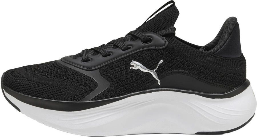 Puma Softride Mayve mesh sneakers zwart wit