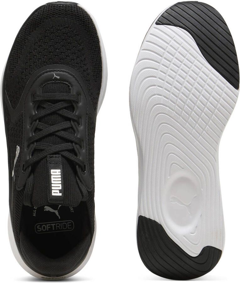 Puma Softride Mayve mesh sneakers zwart wit - Foto 3