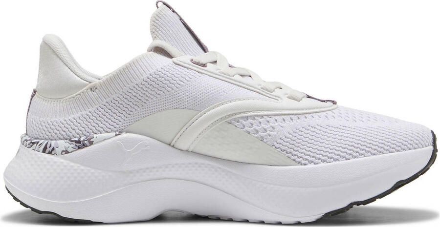 Puma Softride Mayve Mystic hardloopschoenen lichtgrijs zwart lila - Foto 3