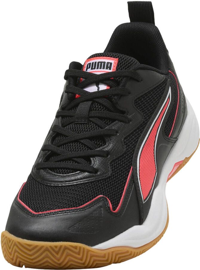 PUMA Unisex Solarflash 4 Zaalvoetbalschoenen Indoor black red white - Foto 2