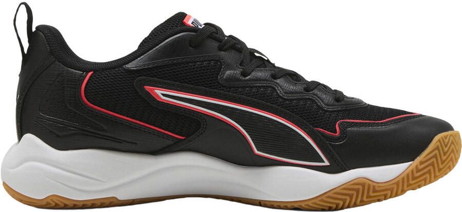 PUMA Unisex Solarflash 4 Zaalvoetbalschoenen Indoor black red white - Foto 3