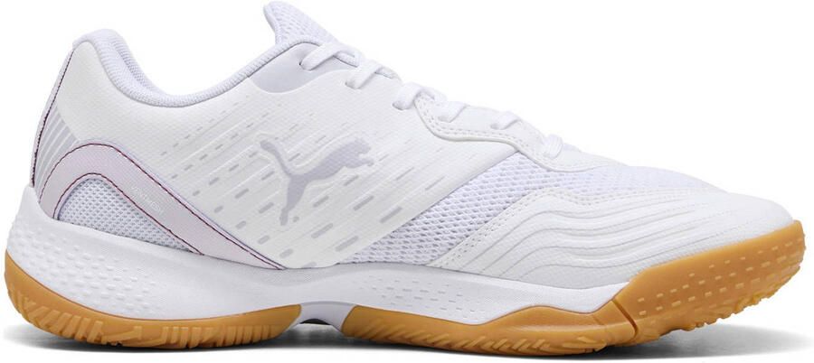 Puma SolarFlash III senior zaalvoetbalschoenen SolarFlash III wit lila - Foto 3