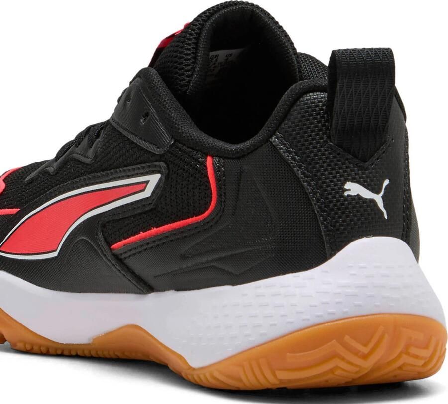 Puma Solarflash junior imitatieleren voetbalschoenen zwart rood - Foto 2